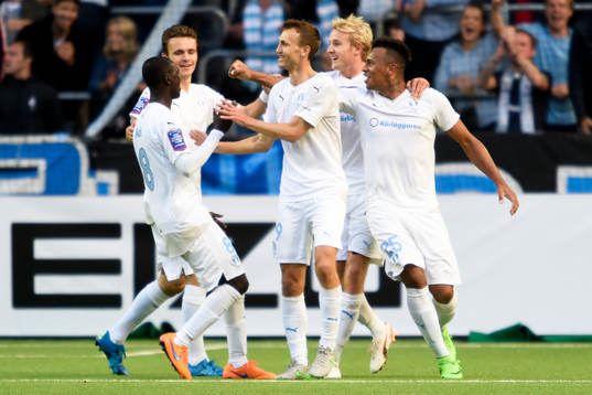 Malmös Luis Felipe Carvalho da Silva jublar efter 0-2