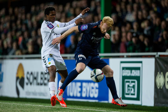 GAIS Luther Singh mot Utsiktens Robin Jonsson