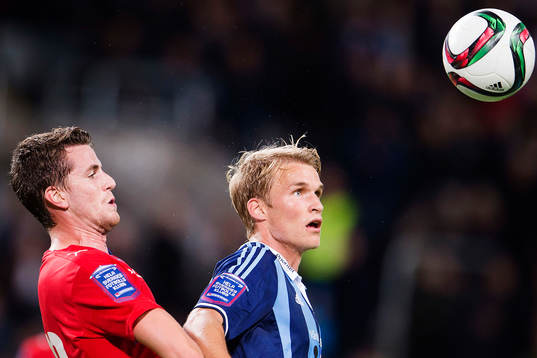 Helsingborgs Jesper Björkman och Djurgårdens Sebastian