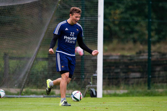 Djurgårdens Jesper Karlström jublar