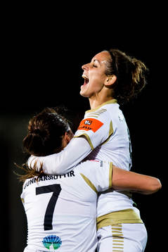 Rosengårds Natasa Andonova jublar