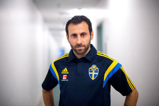 Sveriges förbundskapten i futsal Charbel Abraham
