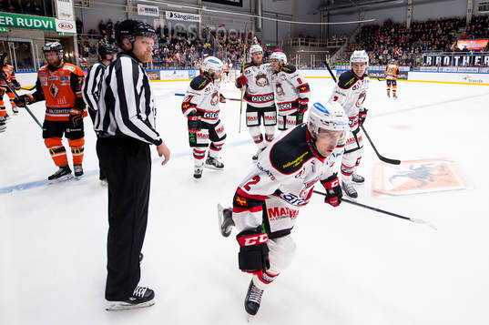 Malmö Redhawks Erik Andersson har gjort 6-3 till Malmö