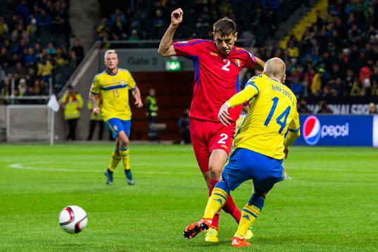 Moldaviens Igor Armas och Sveriges Anton Tinnerholm