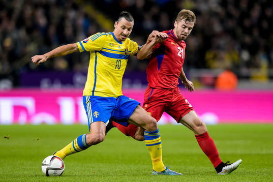 Sveriges Zlatan Ibrahimovic