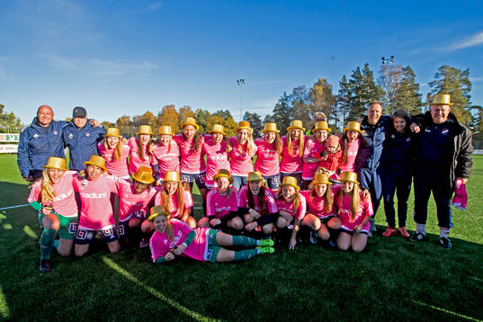 Kvarnsvedens spelarna jublar