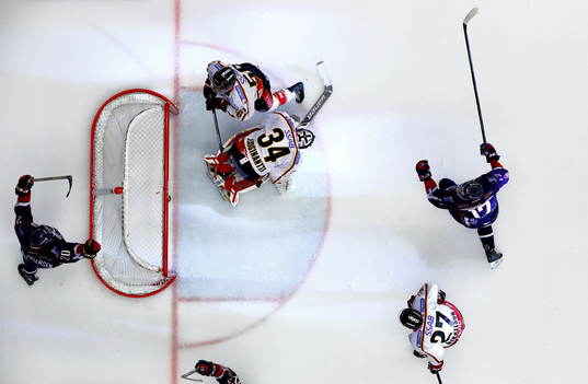 Mål 3-2 av Linköpings Niklas Persson förbi Luleås