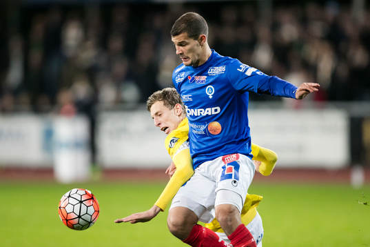 Åtvidabergs Mauricio Albornoz och Falkenbergs Gustaf