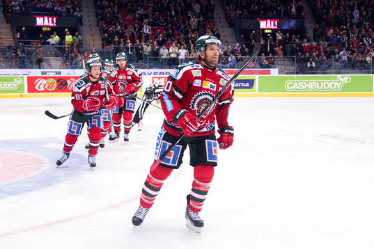 Frölundas Joel Lundqvist jublar