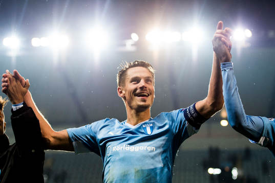 Malmö FFs Markus Rosenberg jublar