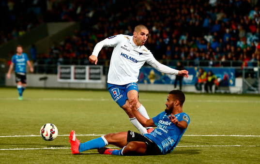 Norrköpings Rawez Lawan och Halmstads Mohammed Ali Khan