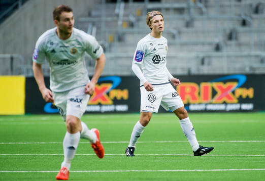 Sundsvalls Rúnar Már Sigurjónsson och Erik Granat