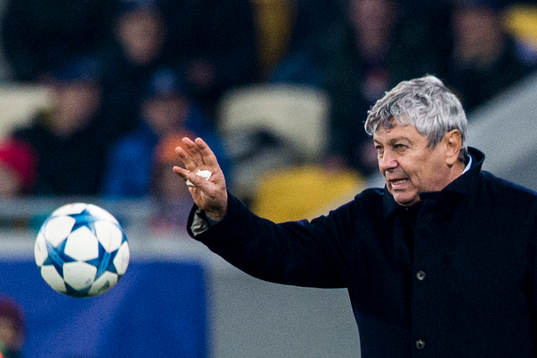 Shakhtar Donetsks tränare Mircea Lucescu