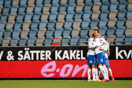 Norrköpings Andreas Johansson, Emir Kujovic, David Boo