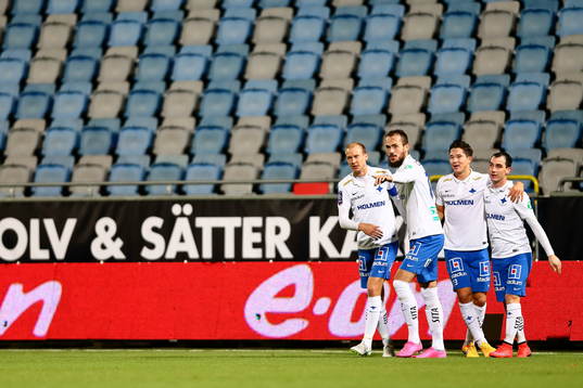 Norrköpings Andreas Johansson, Emir Kujovic, David Boo