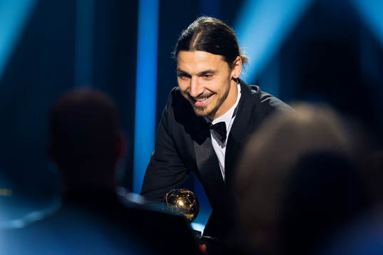 Zlatan Ibrahimovic tilldelas Guldbollen
