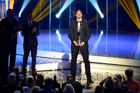 Zlatan Ibrahimovic tilldelas Guldbollen