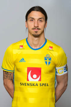 Zlatan Ibrahimovic, spelare i Sveriges fotbollslandslag