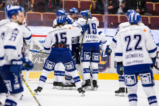 Leksands spelarna Johan Porsberger Alexander Ytterell