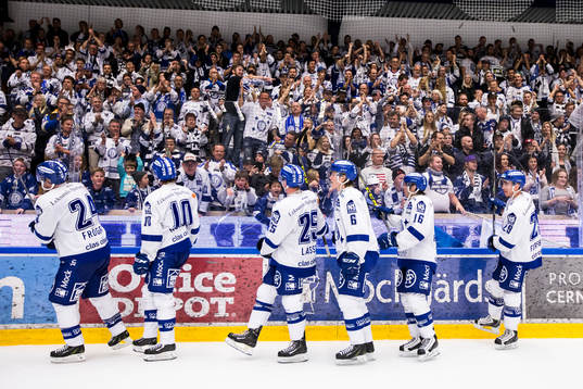 Leksands spelarna Jonas Frögren Simon Norberg Matias