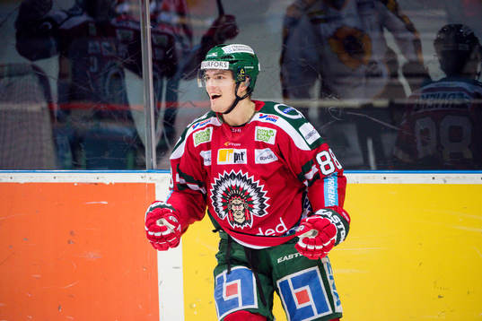 Frölundas Andreas Johnson jublar