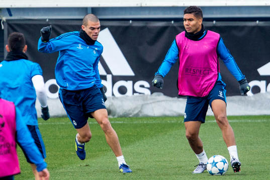 Real Madrids Pepe och Casemiro