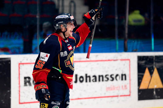 Djurgårdens Robin Norell jublar