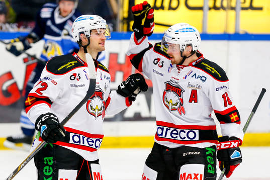 Modos Malmö Redhawks T.J. Galiardi och Magnus Häggström