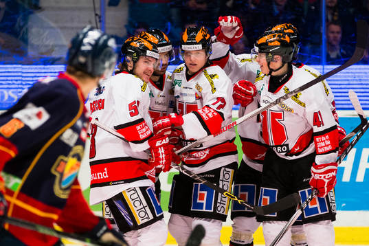 Örebros Bobbo Petersson, Daniel Viksten och Joel Mustonen