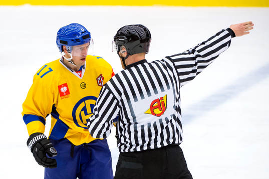 Davos Perttu Lindgren får en utvisning