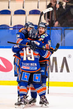 Växjös Ville Leino, Tuomas Kiiskinen och Calle Rosén