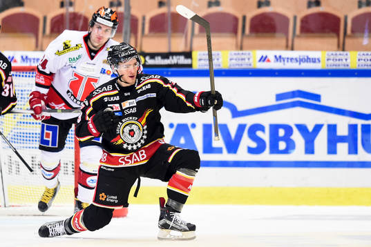 Luleås Johan Forsberg jublar