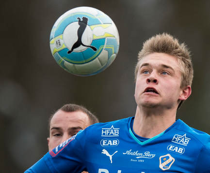 Halmstads Adrian Hallsö och Helsingborgs Calle Wede