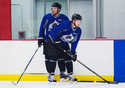Gabriel Landeskog och Carl Söderberg