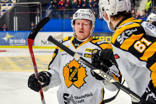 Skellefteås Tim Heed jublar