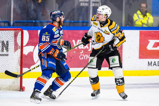 Gruff mellan Växjös Liam Reddox  och Skellefteås Arvid
