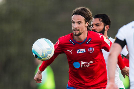 Helsingborgs Linus Hallenius och Hammarbys Imad Khalili
