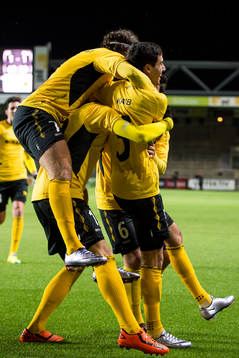 Elfsborgs spelare jublar