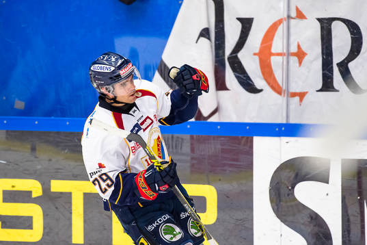 Djurgårdens Matt Anderson jublar