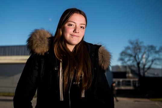 Rosengårds Andrea Thorisson poserar för ett porträtt den 16 februari 2016 i Malmö.