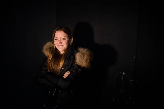 Rosengårds Andrea Thorisson poserar för ett porträtt den 16 februari 2016 i Malmö.