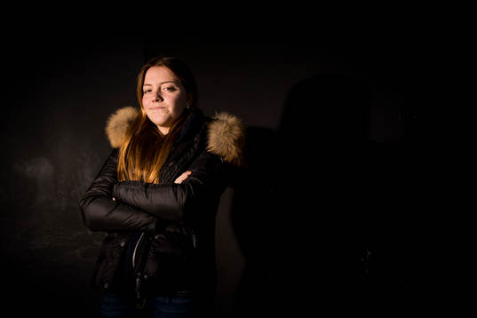 Rosengårds Andrea Thorisson poserar för ett porträtt den 16 februari 2016 i Malmö.