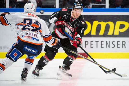 Växjös Gustav Rydahl och Malmö Redhawks Frederik Storm