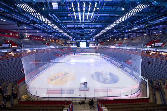 Översiktsbild över Saab arena