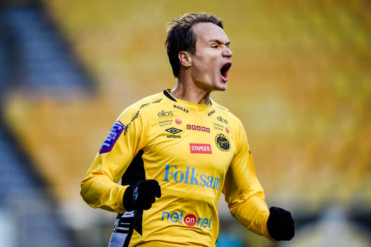 Elfsborgs Viktor Prodell jublar