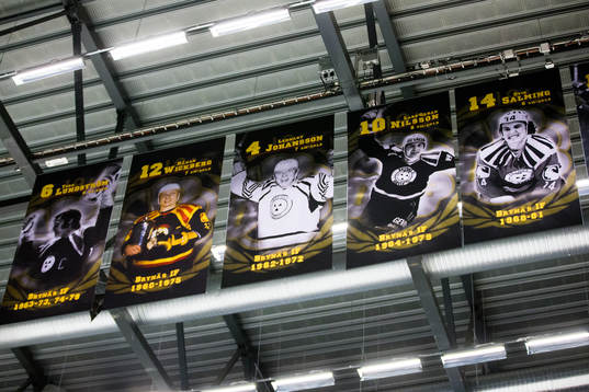 Vepor med hedrade spelare tillhörande Brynäs är