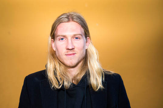 Sönderjyskes Simon Kroon poserar för ett porträtt den 24 februari 2016 i Haderslev. 