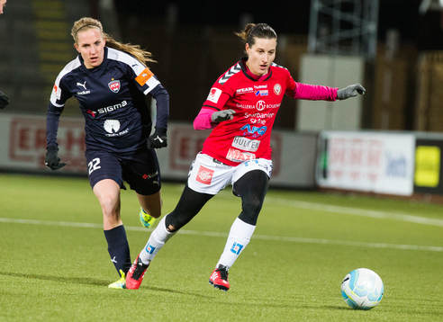 Rosengård  Hanna Persson och Kristianstads  Johanna