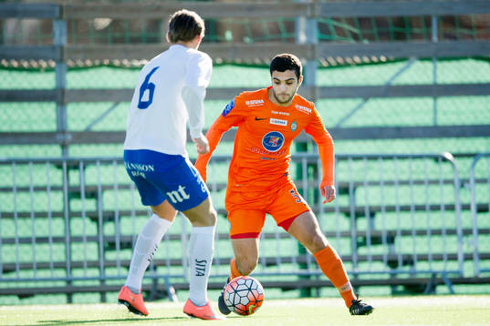 Athletics Daniel Jarl och Norrköpings Linus Wahlqvist