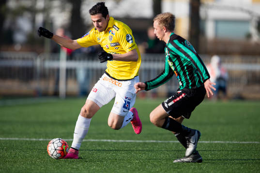 Falkenbergs Zlatan Krizanovic och Varbergs Ivan Näsberg